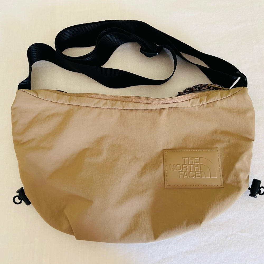 The North Face Tan Crossbody Sling Travel Bag